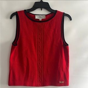 ST.JOHN SPORT red sleeveless top 
Size S
Good condition